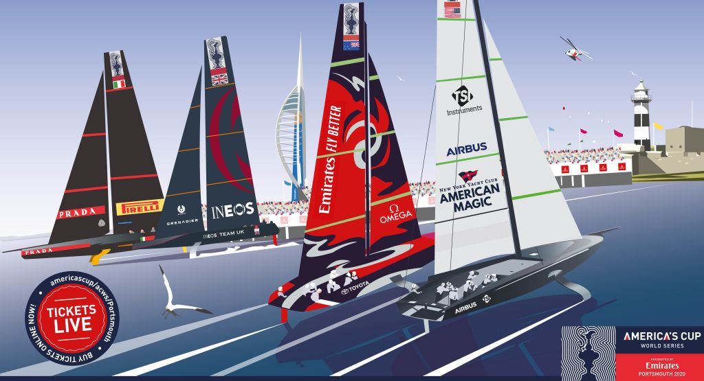 Tickets on sale for Emirates America’s Cup World Series Portsmouth – Sailweb