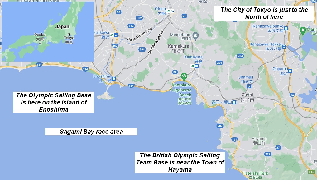 Tokyo Olympic Sailing Area