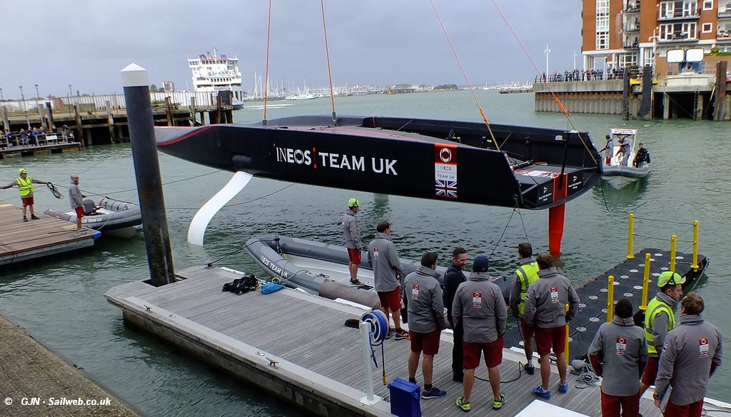 Snap-shot of the INEOS Team UK launch day . . . – Sailweb