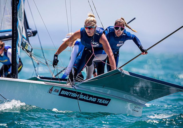 49erFX Charlotte Dobson and Saskia Tidey