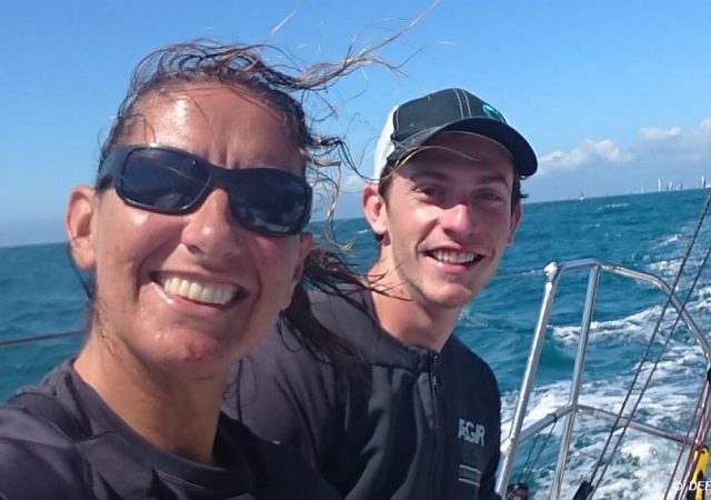 Dee Caffari and James Harayda_