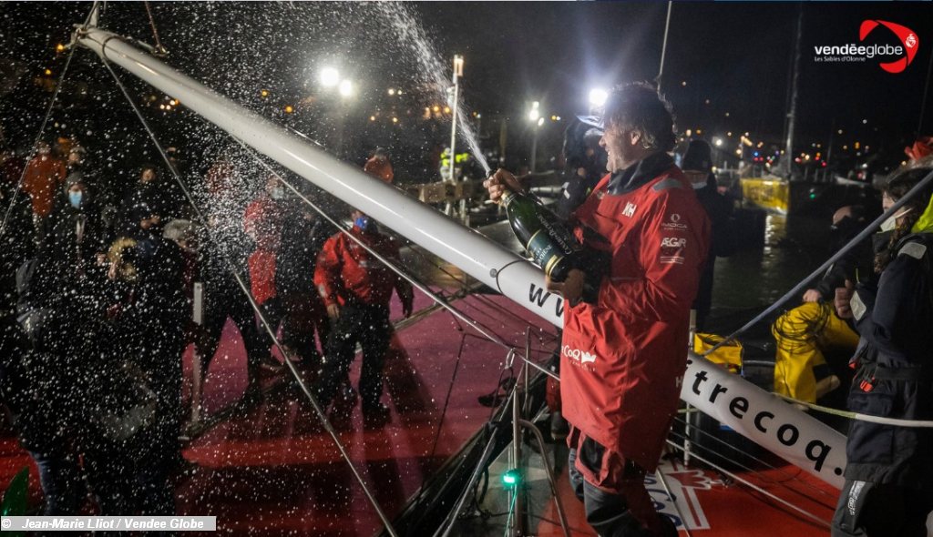 Vendee Globe Champagne Finish