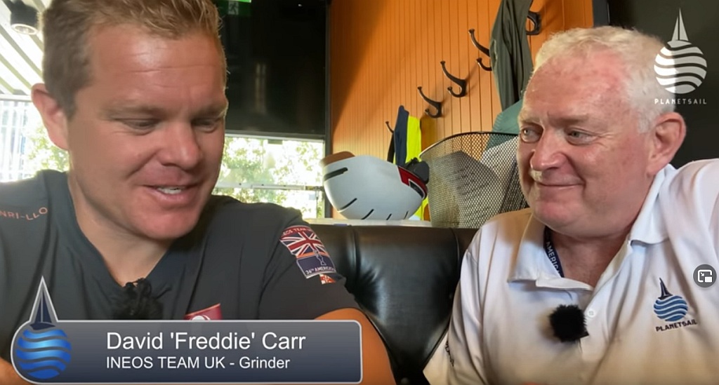 AC36 Matt Sheahan and Freddie Carr