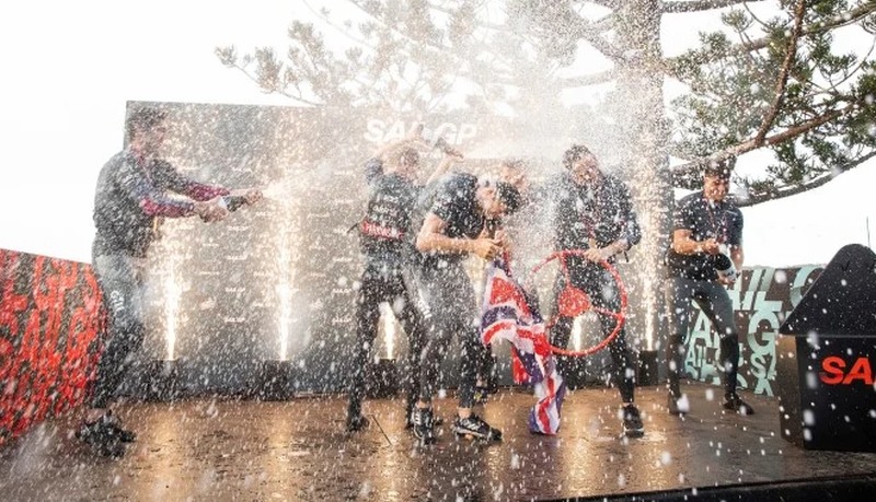 SailGP Podium Champers