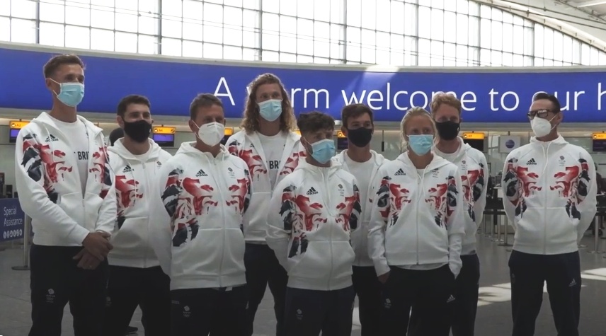 Team GB 1st Sailors leave