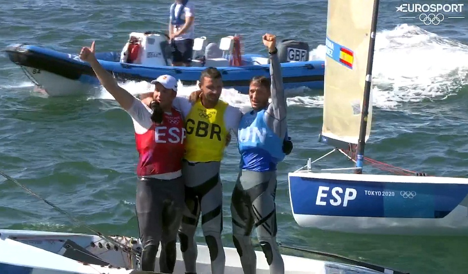 Tokyo Games Finn Medal Race