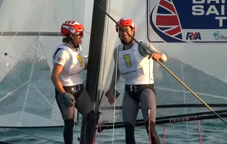 Nacra 17 Worlds - Gold for Gimson and Burnet