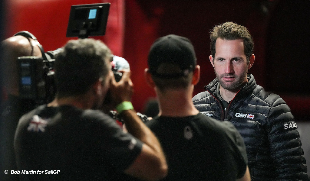 2021 SailGP Sydney - Ainslie faces Media