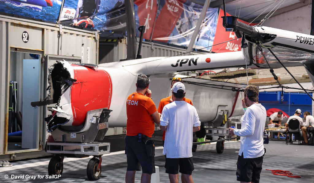SailGP Sydney - JPN Damage