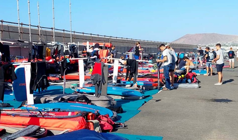 Lanzarote D1 Boards Waiting