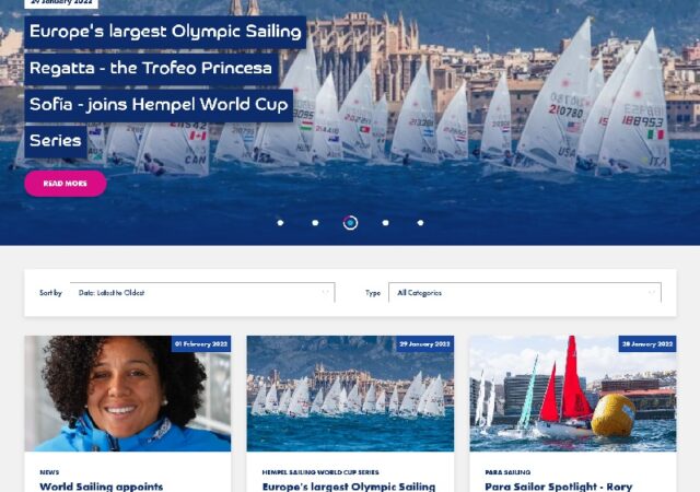 World Sailing New Website 2022