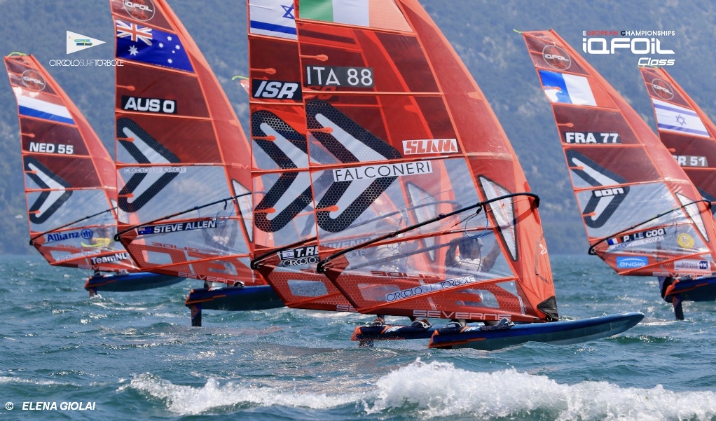 2022 iQFoil Euros Fleet Lake Garda