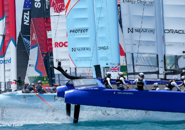 2022 SailGP Bermuda Start FRA and GBR