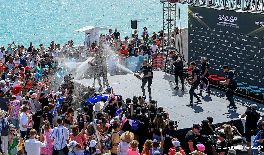2022 SailGP Bermuda AUS Podium