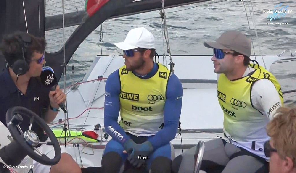 2022 Kiel_Week Olympic 49er GBR Winners