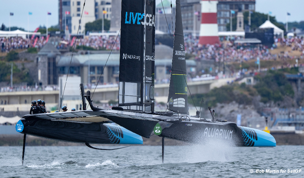 2022 SailGP PlymouthD1 NZL Leaders