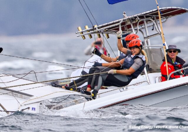 2022 49erFX Worlds - NED Aanholt and Duetz