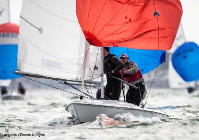 2022 Flying 15 Euros Spinnaker Drop