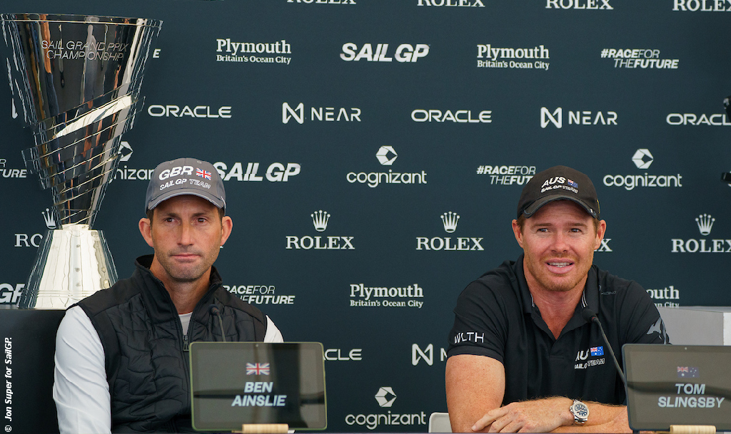 2022 SailGP Plymouth - Ainslie and Slingsby
