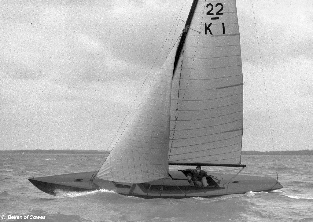 Uffa Fox designed and built 22sqm Vigilant 1930