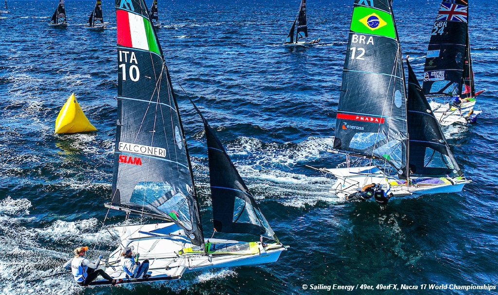 202 49erFX Worlds - GBR Lead