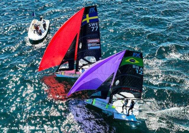 2022 49erFX Worlds - SWE77 and BRA12
