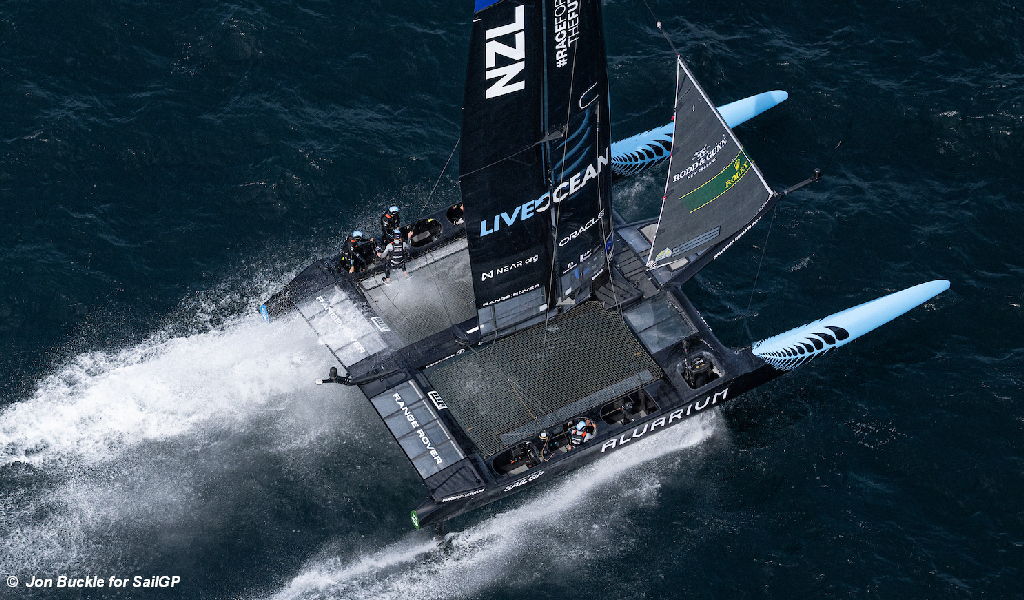 2022 SailGP France GP - D1 Drone NZL