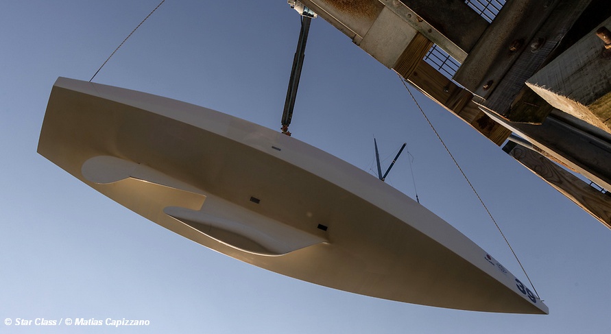 2022 Star Class Worlds - Crane-launch