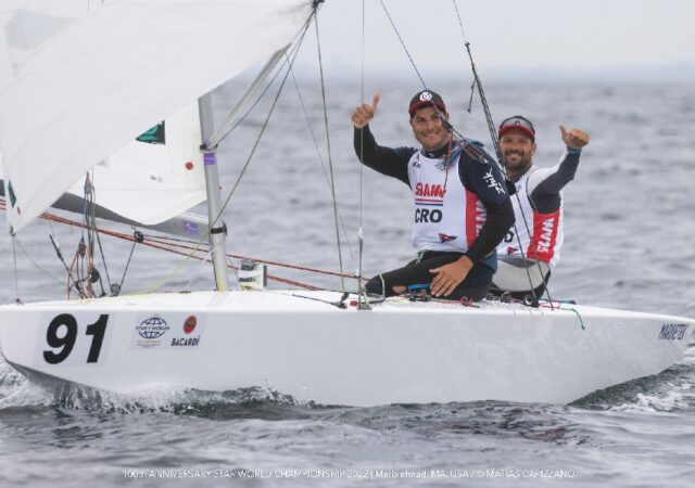 2022 Star Worlds D1 winners Stipanovic and Bilic