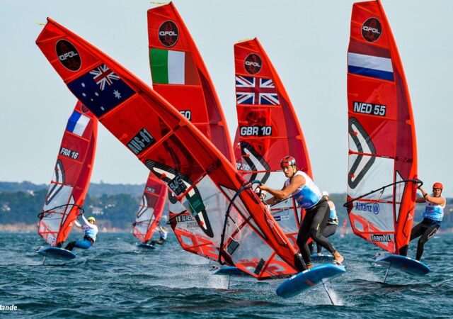 2022 iQFoil Worlds - Grae Norris AUS