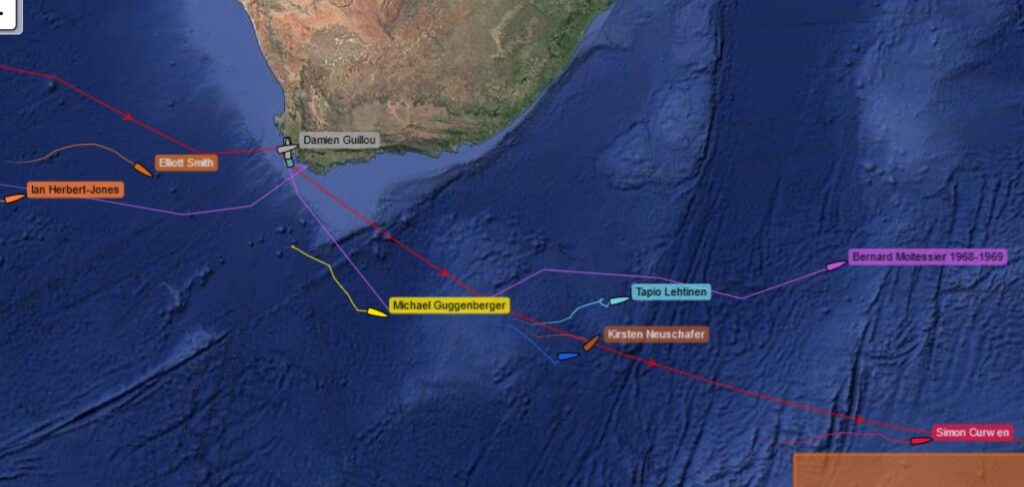 2022 Golden Globe Race Position Tracker