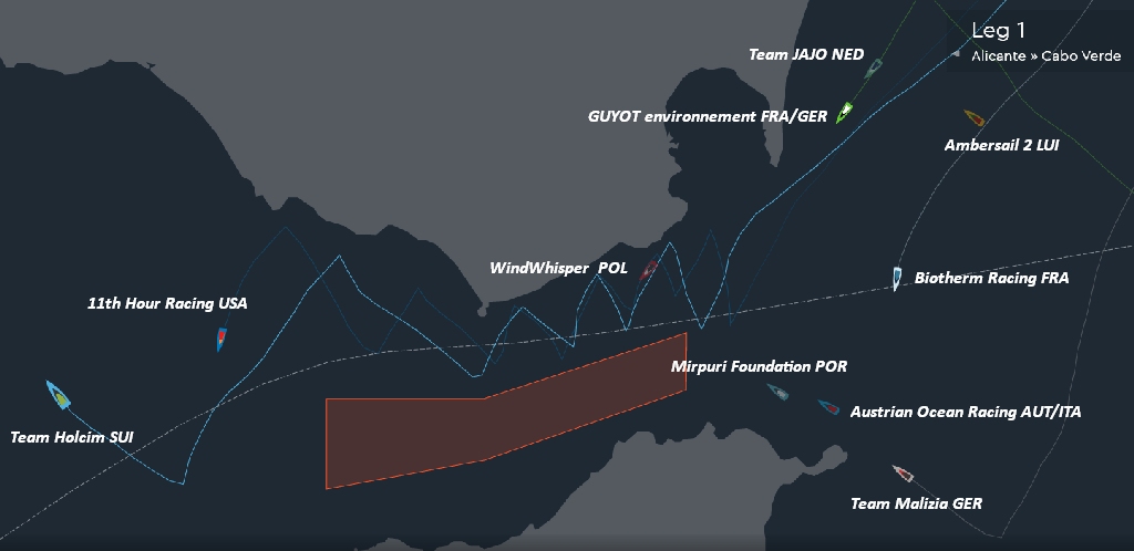 The Ocean Race 2023 Positions D3 1200hrs