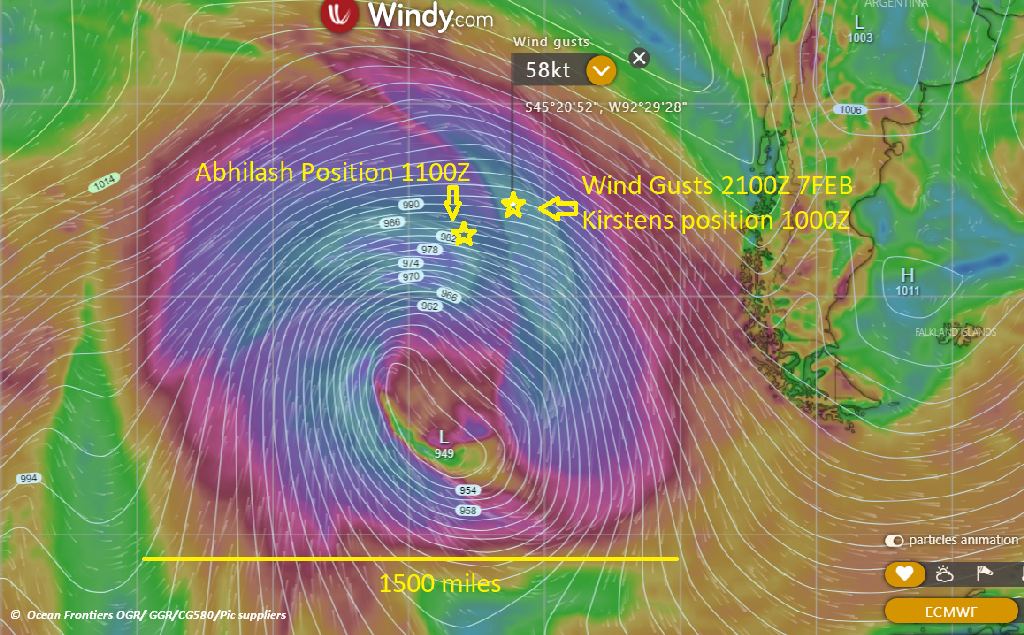 2022 Golden Globe Abhilash Storm Feb 2023