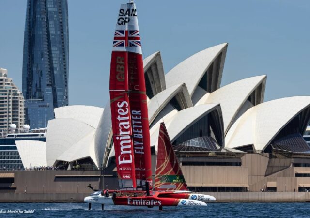 2023 SailGP Sydney - GBR Emirates Logo