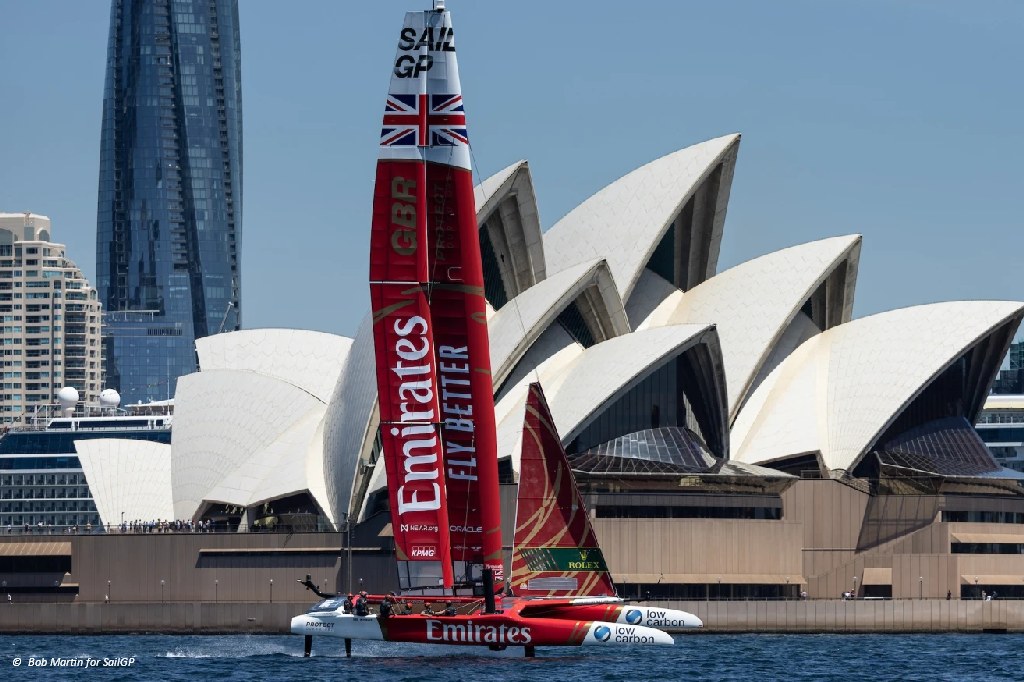 2023 SailGP Sydney - GBR Emirates Logo