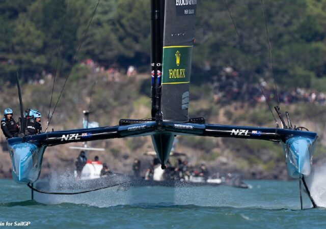 2023 SailGP Christchurch - NZL Bow On
