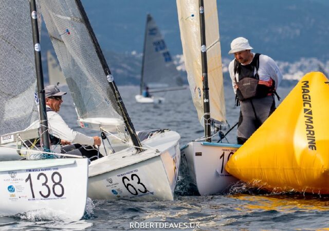 2023 Finn World Masters Day2 Mark Meeting