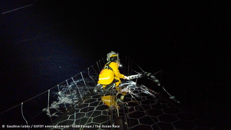2023 The Ocean Race - Leg4 GUYOT Dismasted