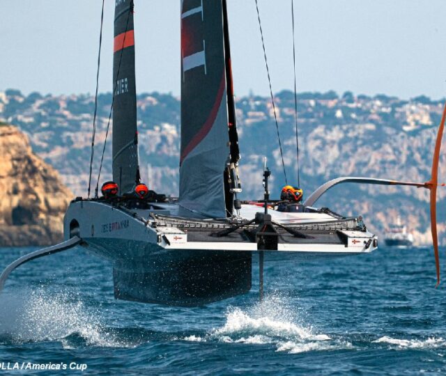 AC37 INEOS T6 Palma Stern View 2023