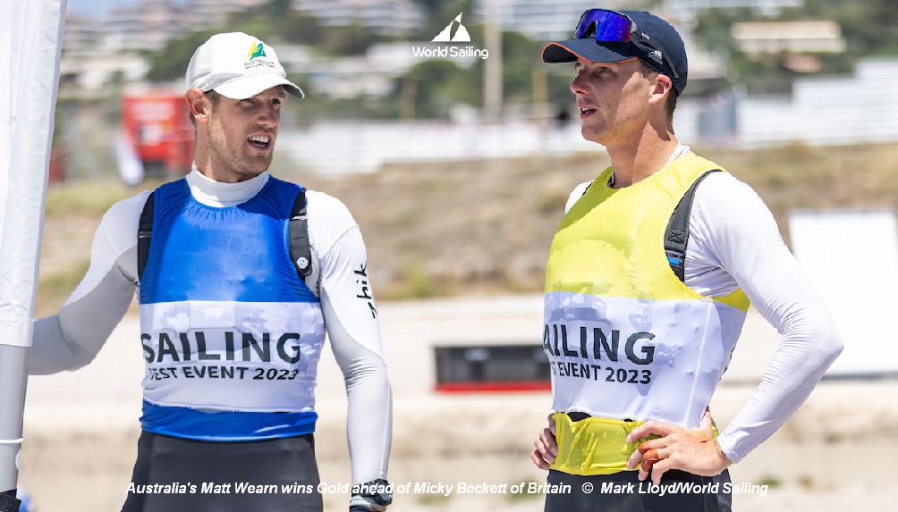 OLYMPIC Test Event - ILCA7 AUS and GBR