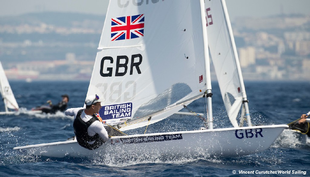 OLYMPIC Test Event ILCA7 Beckett GBR