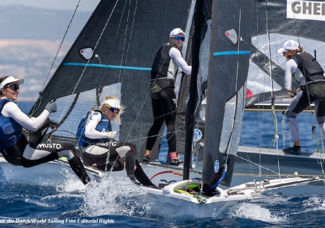 OLYMPIC Test Event 49erFX Practice