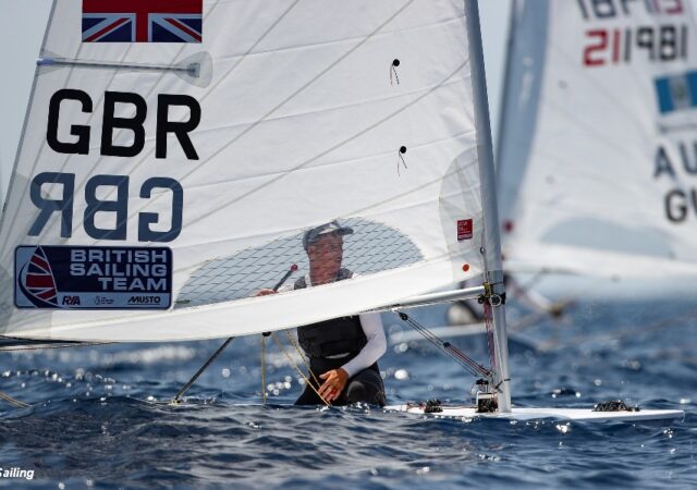 OLY Test Event Day 1 GBR ILCA7