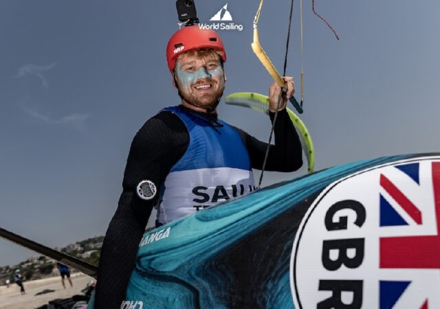 OLYMPIC Test Event - Mens Kite - Silver forConnor Bainbridge GBR