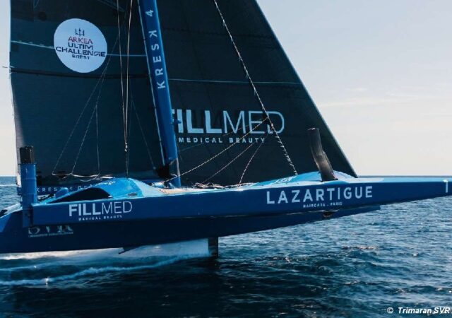 1st Multihull Ultim Trimaran SVR Lazartigue