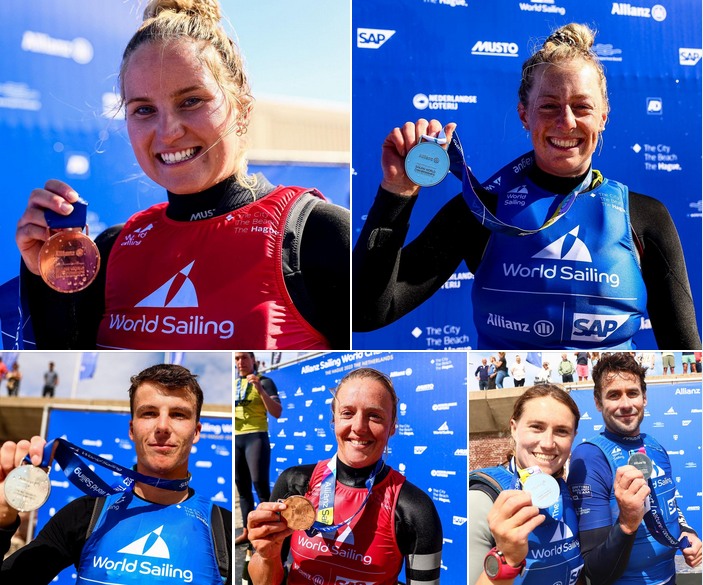 2023 Worlds GBR Sailing Team Medal Winners