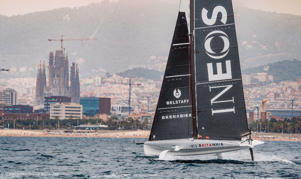 AC37 - INEOS AC40 First Sail Barcelona 2023