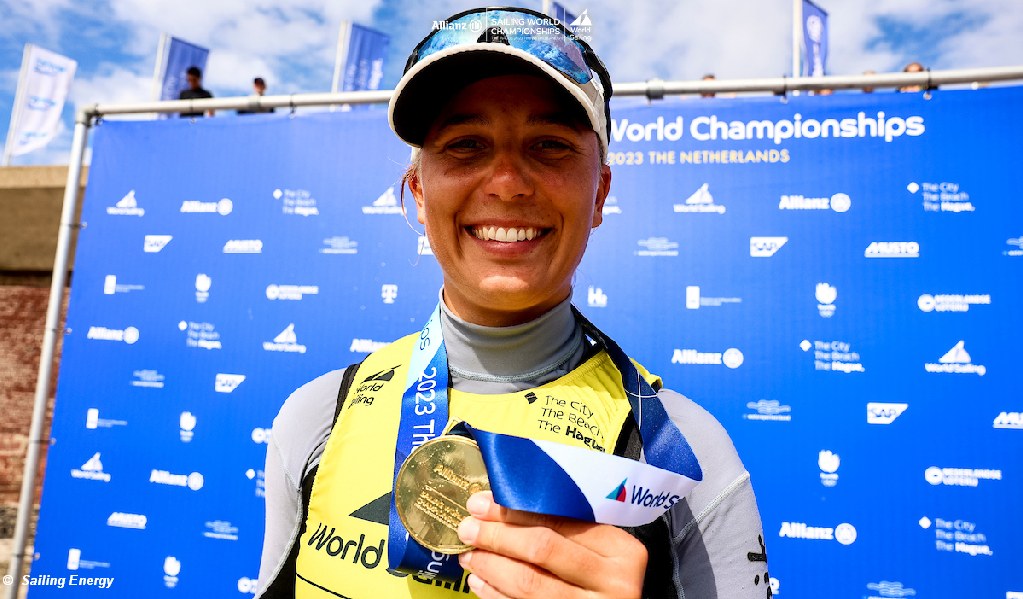 2023 Worlds ILCA6 - Gold for Maria Erdi HUN