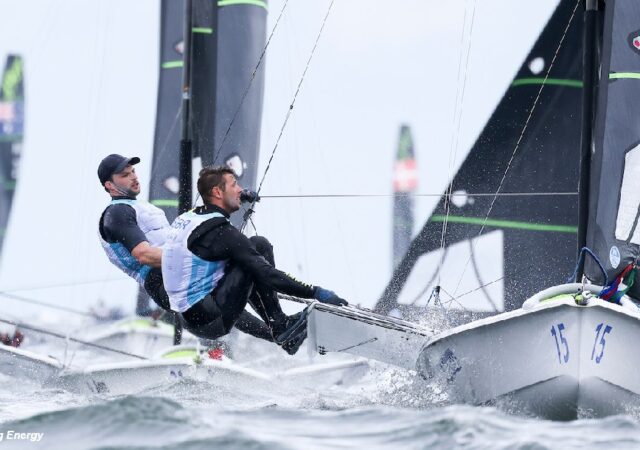 023 Worlds - Day 5-49er GBR James Peters-and Fynn