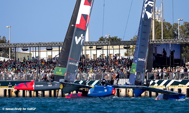 2024 SailGP Abu Dahbi ESP and USA